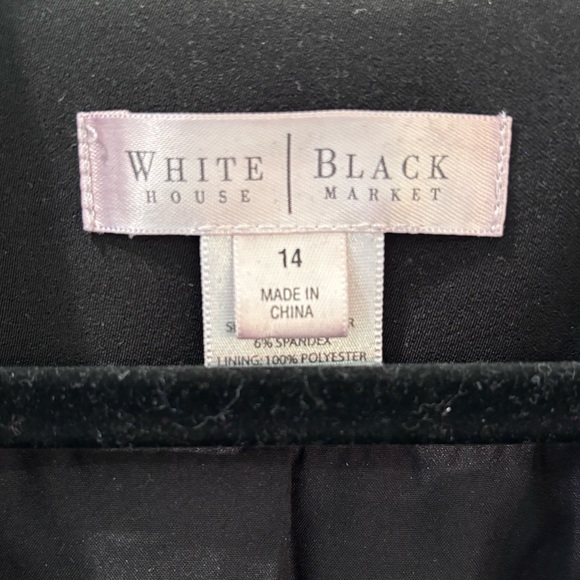 White House Black Market Elegant Black Blazer - Picture 2 of 4